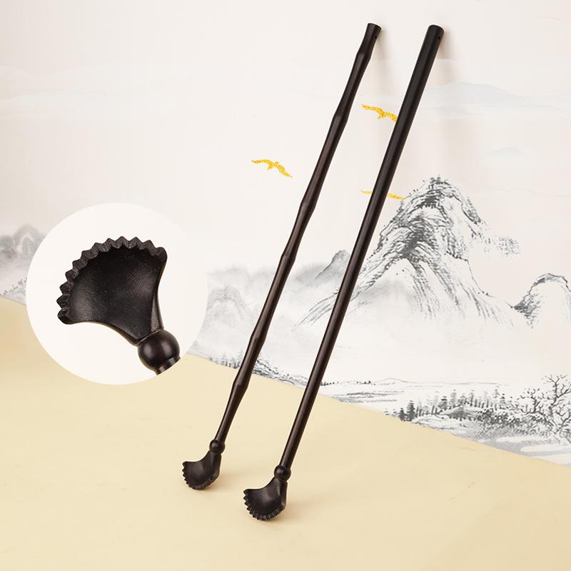 创意贝壳紫光檀木痒痒挠实木制不求人抓痒挠痒耙子抓背精致老头乐