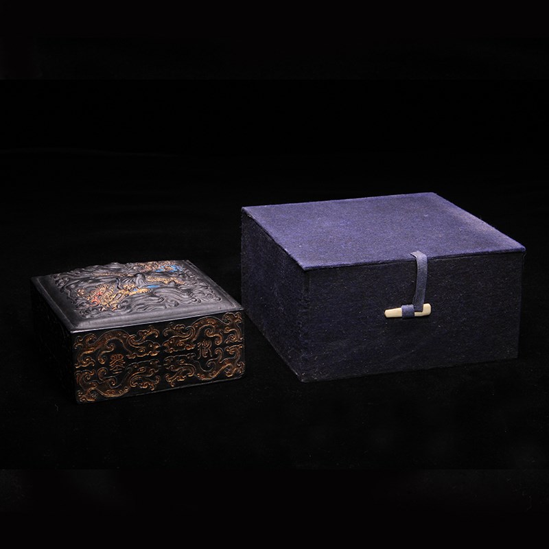 国家非遗 1972年制 采用清代墨版制《天府永藏》老古墨块胡开文