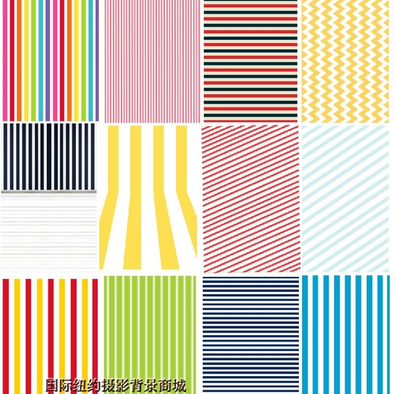 韩式影楼婚纱摄影主题背景布 写真淘宝拍照背景纸 儿童拍摄条纹布