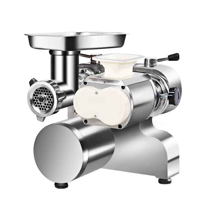 不锈钢绞肉机商用大功率强力大型绞切两用电动多功能全自动灌肠机