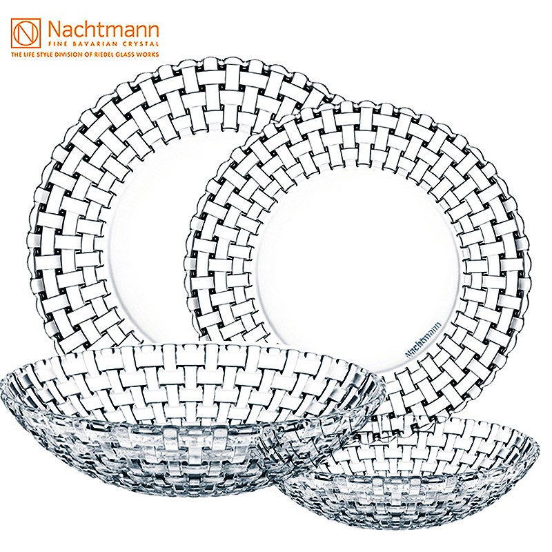 德国Nchtmnn水晶玻璃水果盘沙拉盘干果碗果斗零食果碗盘子