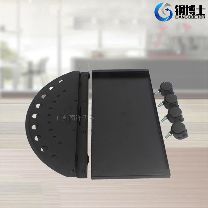 机箱支架电脑主机托主机架底座托盘机箱托架移动滑轮钢制主机支架