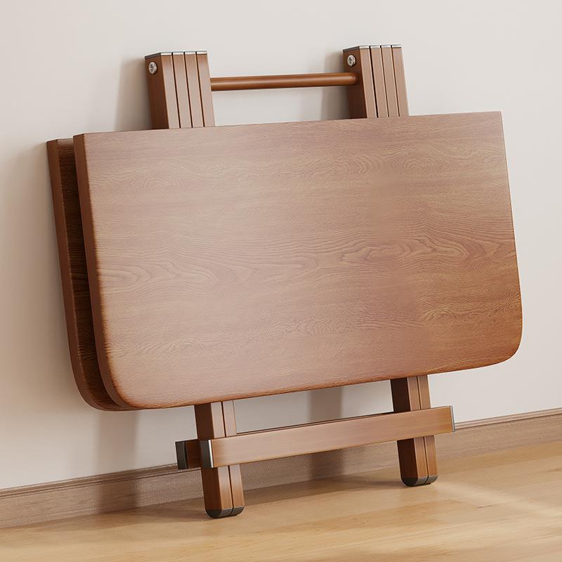 收纳桌子折叠家用吃饭桌户外摆摊桌方形茶桌简易小户型出租屋餐桌