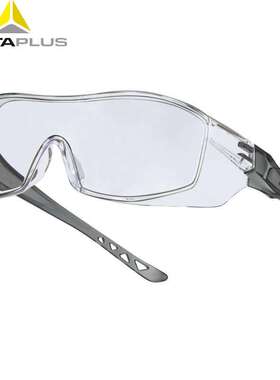 代尔塔101156 全方位侧边防护PC眼镜防尘防风沙骑车透明防雾轻便