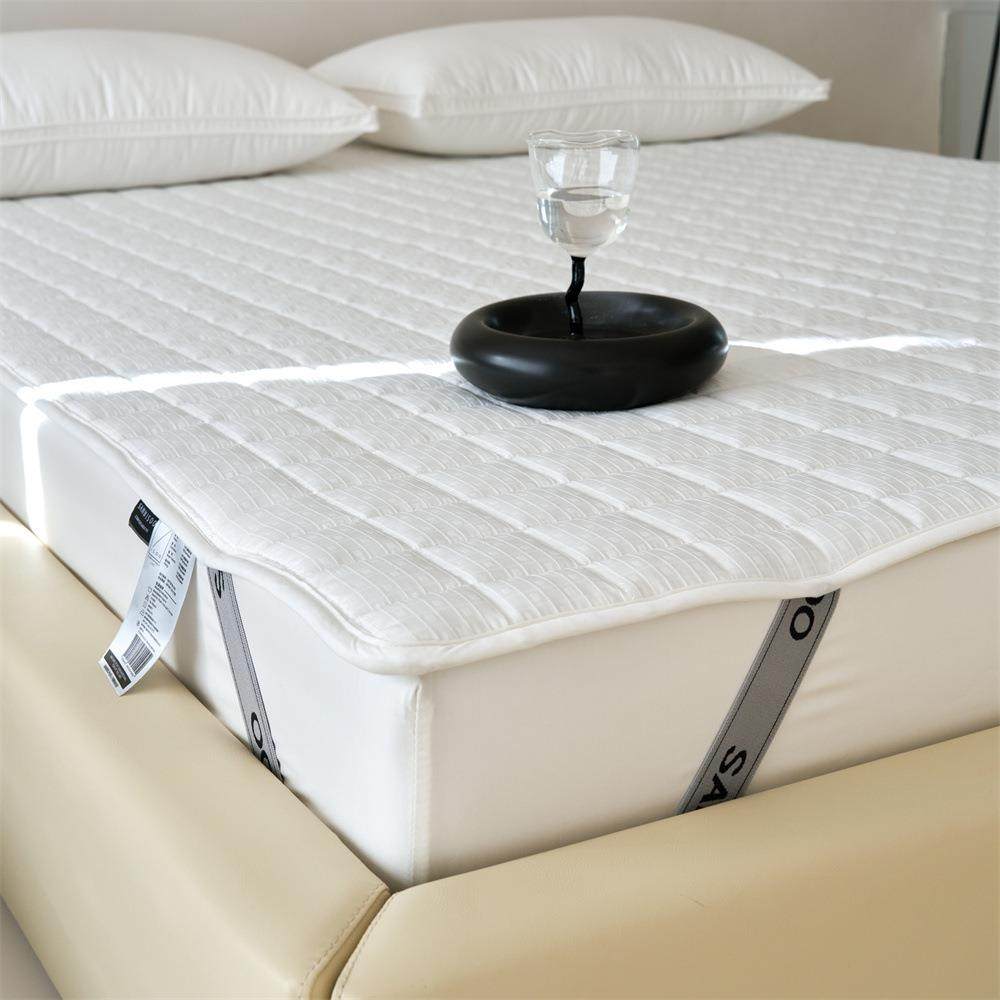 白色提花夹棉绗缝薄床垫水洗磨毛四季薄垫子家用1.8m床垫保护垫,电子元器件市场,其它元器件,淘宝优惠券,粉丝福利购,淘宝优惠卷