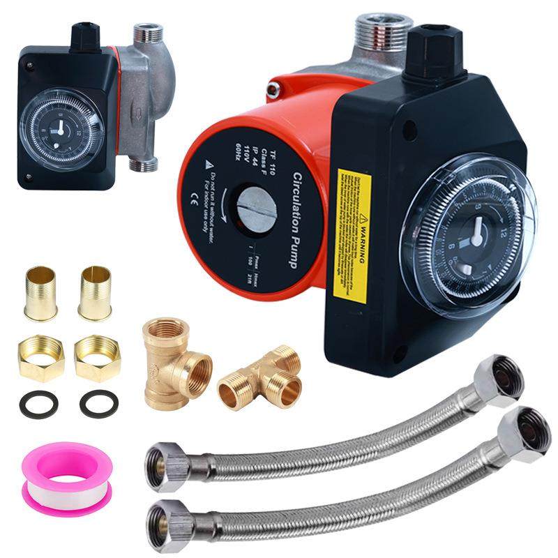 RS15-6家用小型三档调速冷热水循环泵指南针水泵计时器款屏蔽泵