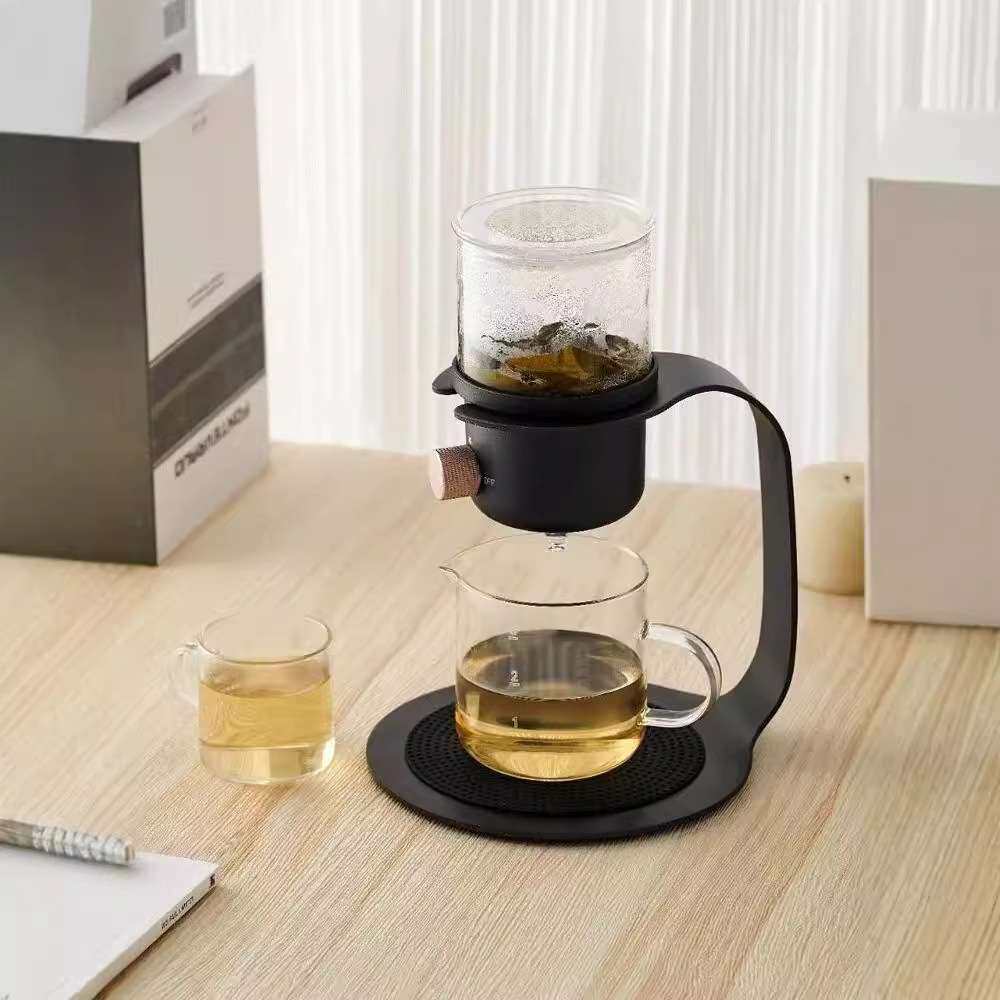 贞点小可懒人冲茶壶新中式泡茶壶现代花茶壶滴滤式现磨咖啡壶