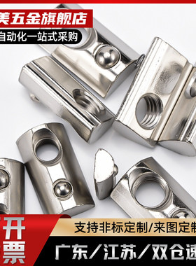 AHI21/AHI23-206/308/408/4510-M3/M4/M5/M6/M8碳钢弹珠螺母