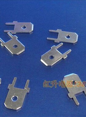 6.3线路板焊片6.3直插焊片 DJ6110-6.3*0.8 5000只/包 0.8MM