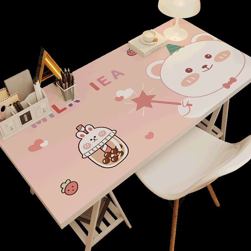 护眼硅胶女孩书桌垫子学生儿童环保学习桌专用写字台桌布电脑桌垫