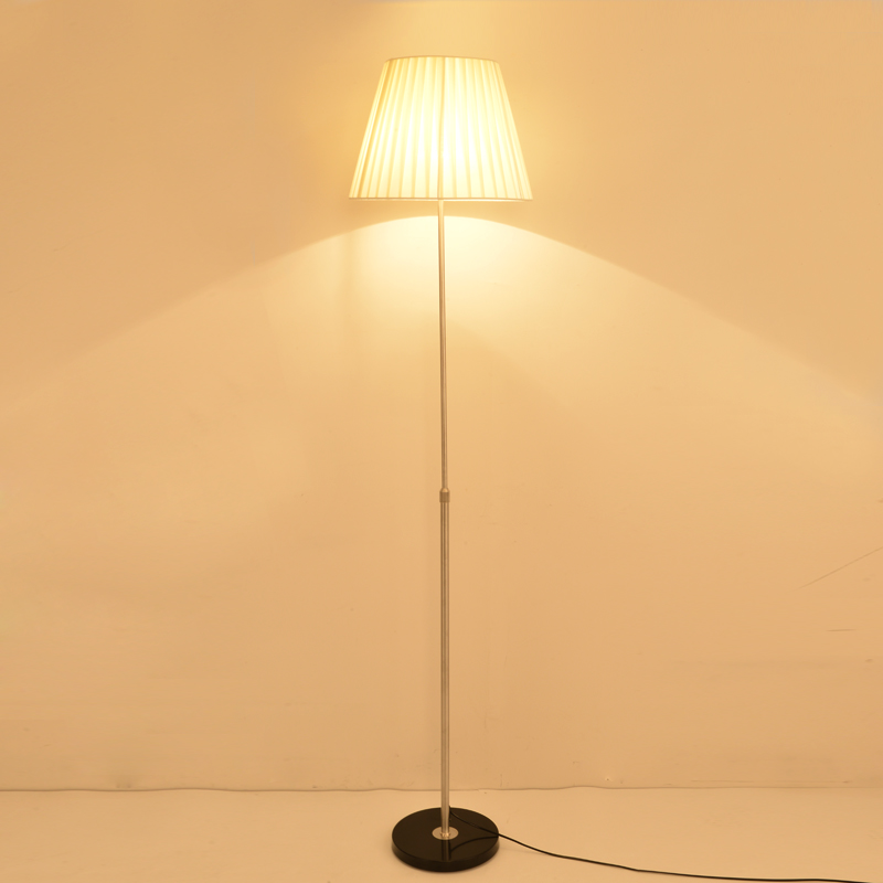 时尚现代简约客厅灯卧室床头落地灯创意LED护眼智能遥控布艺台灯