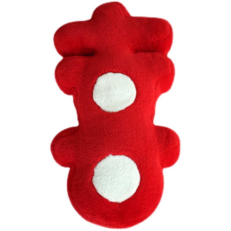 XilePrk喜字创意抱枕结婚用品婚庆婚房床上装饰布置毛绒靠垫一对