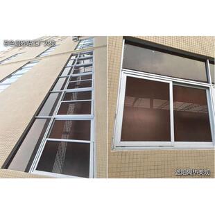 奥崎茶色磨砂玻璃贴膜不仓库玻璃咖啡色带贴纸透明工厂胶窗户遮光