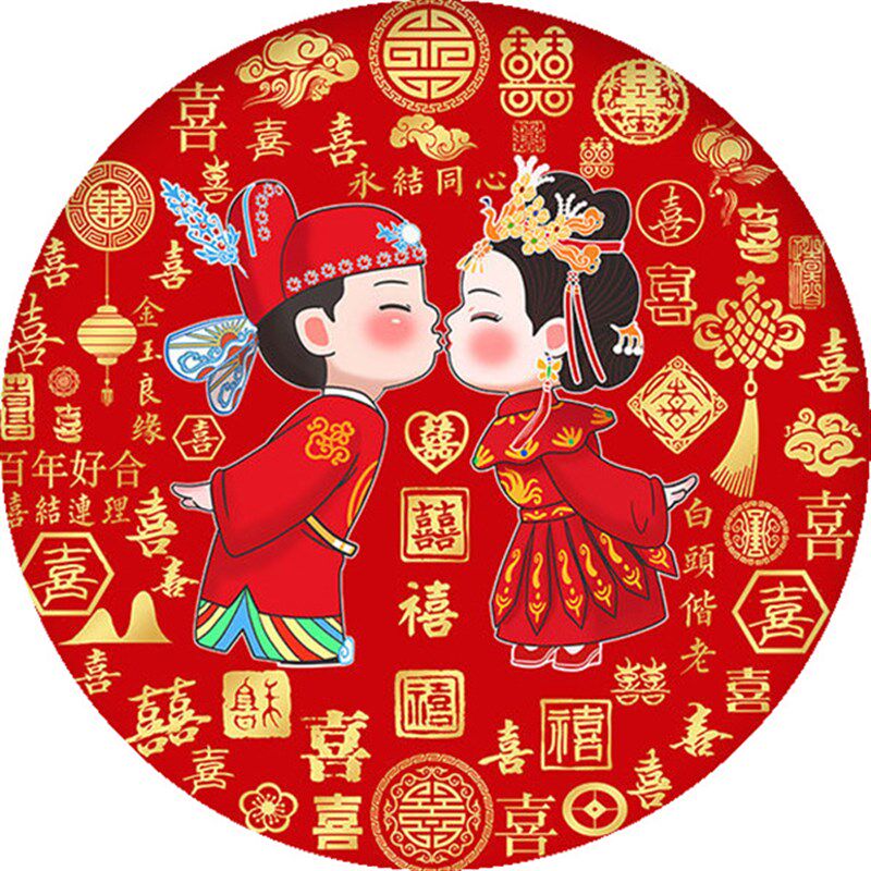 满绣珠绣十字绣全珠子绣 永结同心百年好合 客厅卧室串珠绣彩珠绣