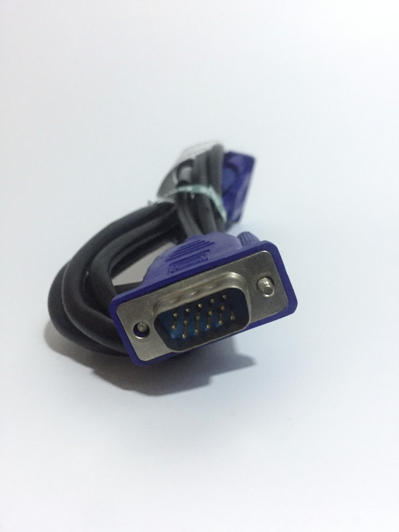 包邮VGA线 3+5蓝头VGA线1.5米 15针对15针VGA高清线 显示器连接线
