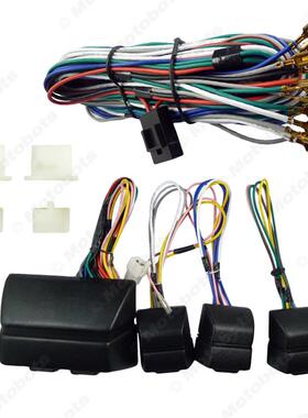 新款2电V通汽车4门动玻璃升降器总成/车窗摇窗JRB1电机8个盒用式