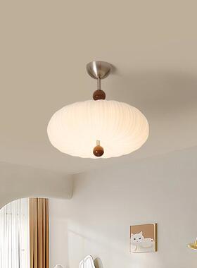 中古温馨卧室现简约南瓜灯云朵灯代奶油风房护眼儿FBL童房书中山