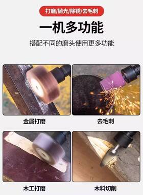 动加气长气磨机小型手持磨机打轮胎补胎工具内磨机风磨IQL光笔直