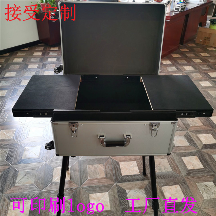 铝合金拉杆伸缩展示箱夜市地摊