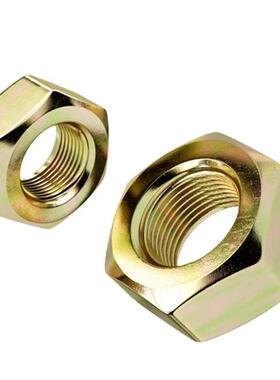 国标4.8级铁镀彩螺母黄色1黄锌六角丝帽M6M8M无品牌/10锌M2M螺14M