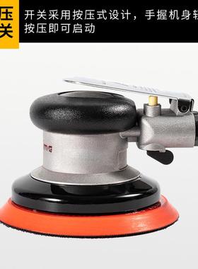Prim汽a圆形气动打磨机TIQ砂机抛光机打纸磨打蜡5寸12车5mm气磨机
