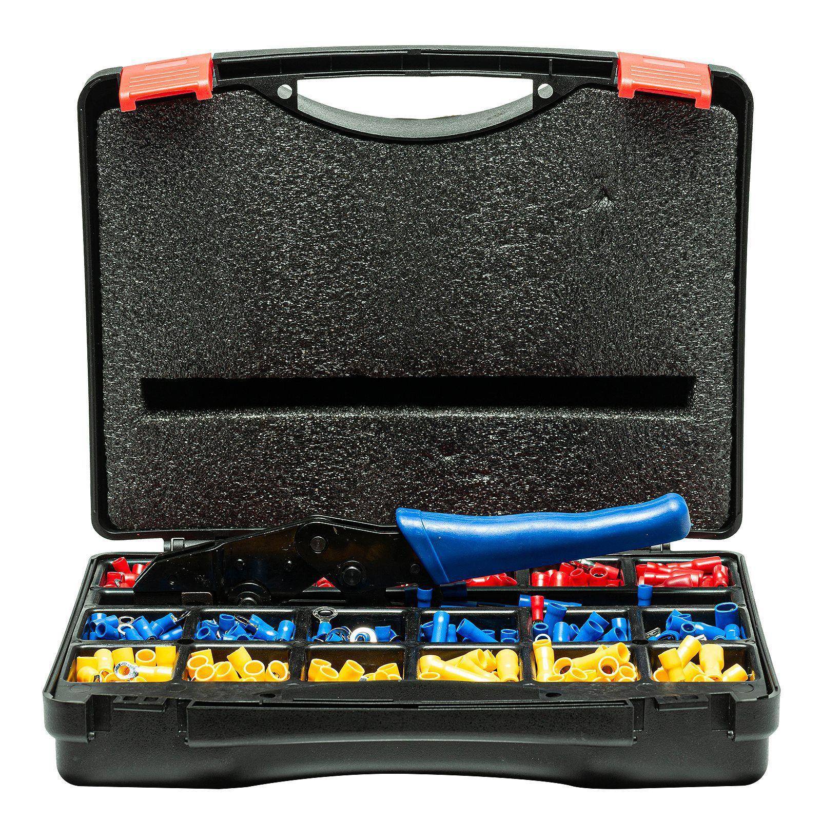 SS电商7J0压0ps/c800pcs压线钳0手提箱套装冷端子组合工厂直销