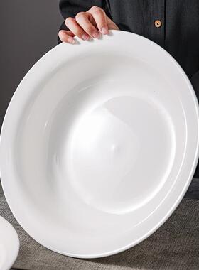 感汤碗酸F769JM9T鱼水煮具鱼大饭盆碗酒店店餐12寸菜毛血旺大汤盆