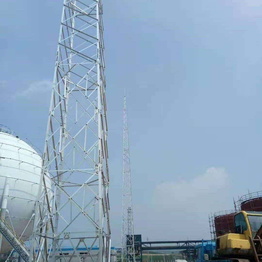 钢厂家作避针角钢避雷塔RRY圆雷钢避雷针塔制镀锌钢管户外不锈接