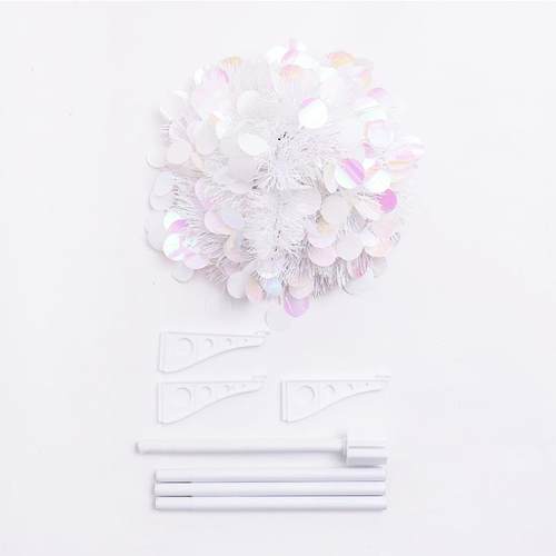 圣诞酒节装饰品七NNX彩毛条茜草圣诞树商城膜店装饰摆件