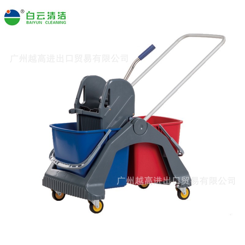 白云60L双桶手挤榨水车