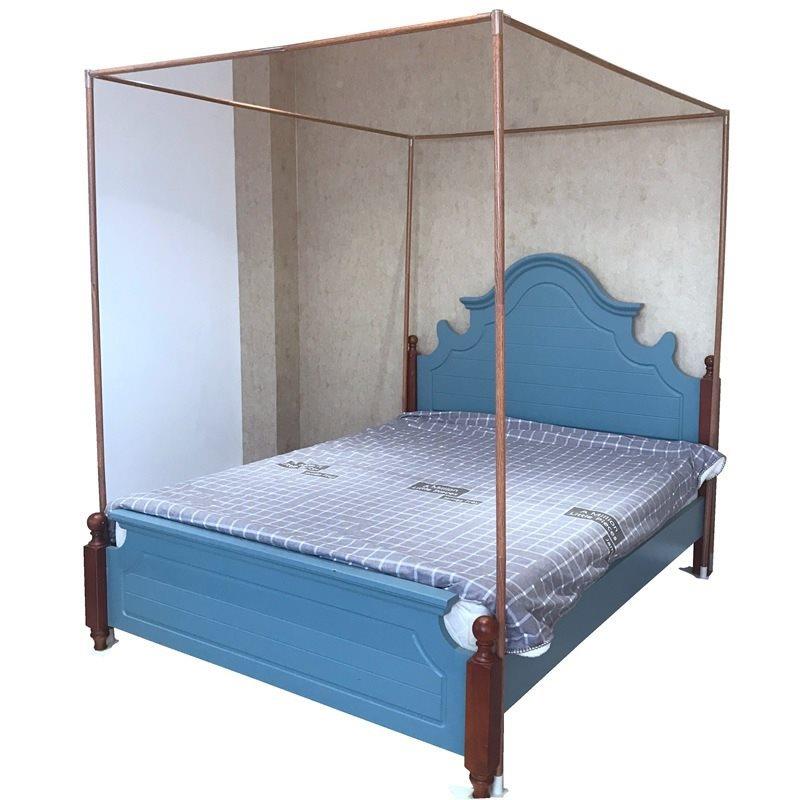 单单独蚊帐支架家用RF四方形杆子加粗加厚落地铝合金的管子不买锈