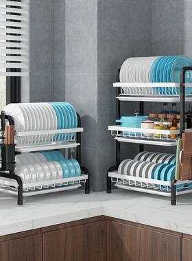 厨房置纳OGG物架多功能碗碟收架物放碗盘碗筷用品沥水架用家置收