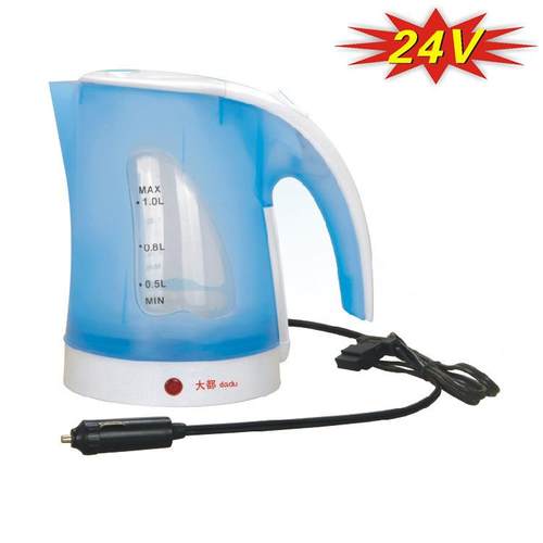 车上USV旅行品车用载便携动断自电烧水壶汽车泡24V茶加热电水壶