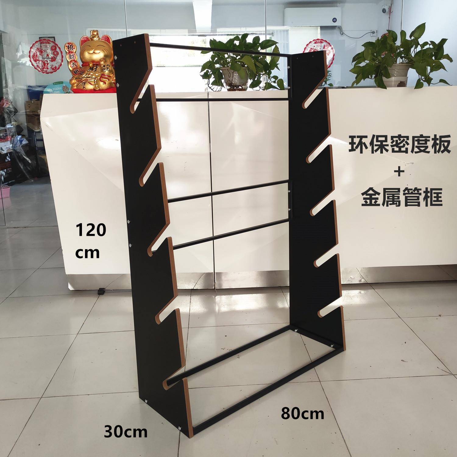 滑雪板板木板陈展示架滑学店木制置MQC架家用摆放列滑学板物装备