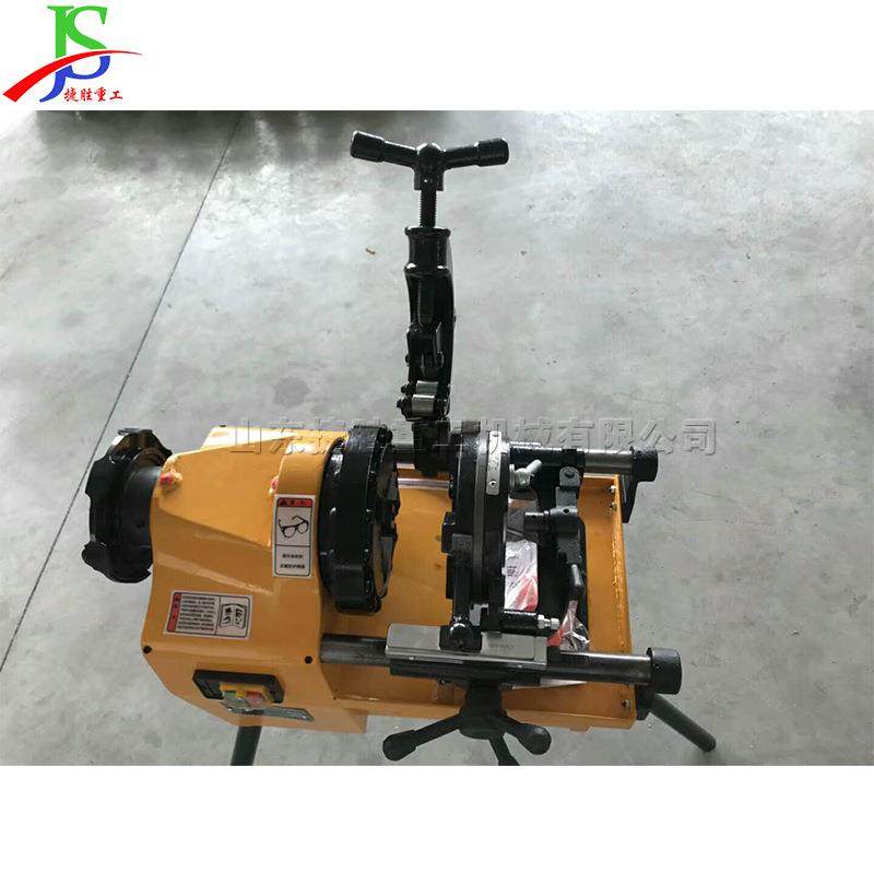 电动管割套丝机建工筑地镀锌管MOB切铁管攻水丝机圆管螺纹设备