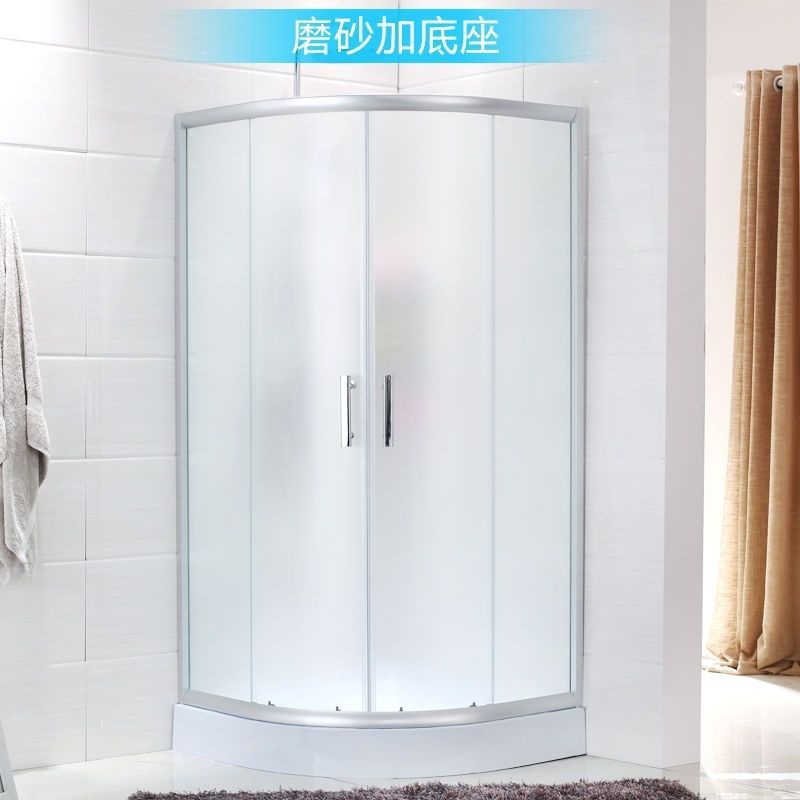 一体式移动玻璃淋浴房防水隔断