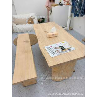 原木大板茶桌椅WUO实茶木功夫泡茶桌组合办公室客台实木会茶几