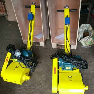 货舱船舱甲板除锈机 舱盖板钢板打磨机 手推式电动金属翻新机