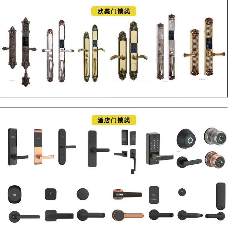 卧室门锁间现代ZOV简约室内门分体锁静木门把手家用房卧室音钛镁