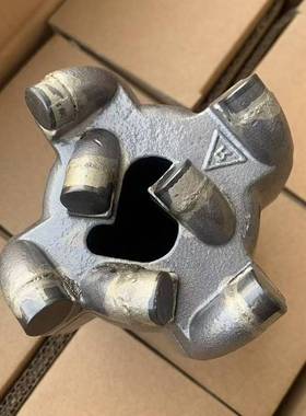 φ75平顶式金刚石复合片钻头独眼地质探水钻头pdc矿山钻头烧结体