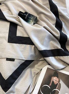 春夏季高奢天丝棉四件冰丝莱上赛尔提花床MLC34817丝滑被套床单用