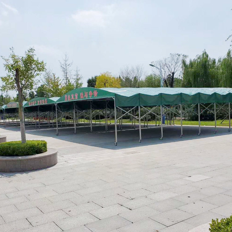 移动式挡雨遮阳棚 物流园临时仓库棚 冬季保温箱梁蒸汽养护篷
