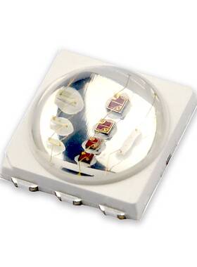 球头5054RGB大功率2W高压9V5050RGB三合一6V/1.5W全彩透镜LED灯珠