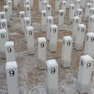 混凝土里程碑公路界碑百米桩坚固耐用有钢筋防腐字体清晰水泥界桩