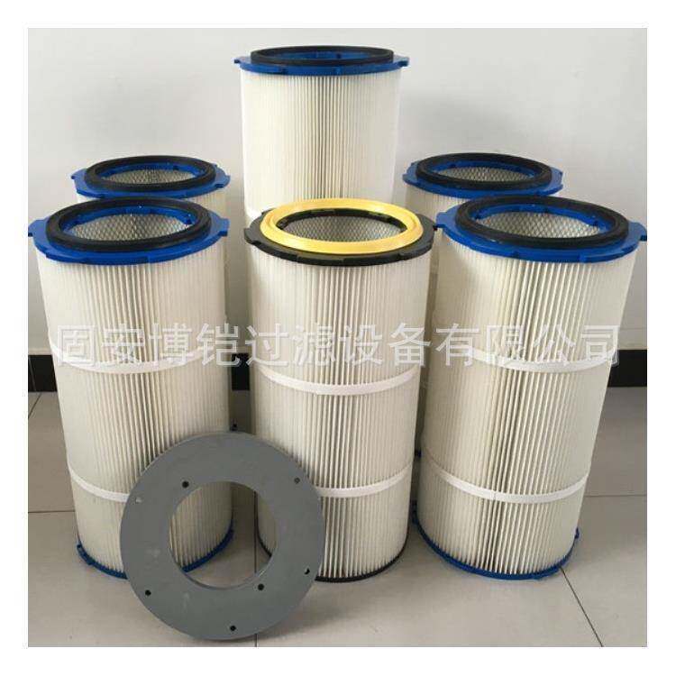 六耳快拆除尘滤筒防静电工业除尘器阻燃耐高温覆膜除尘滤芯