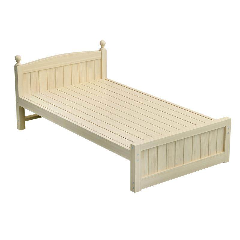 5Z实木家用单人床.式租房床EJD经济0.8m09m可成人型学生欧床无