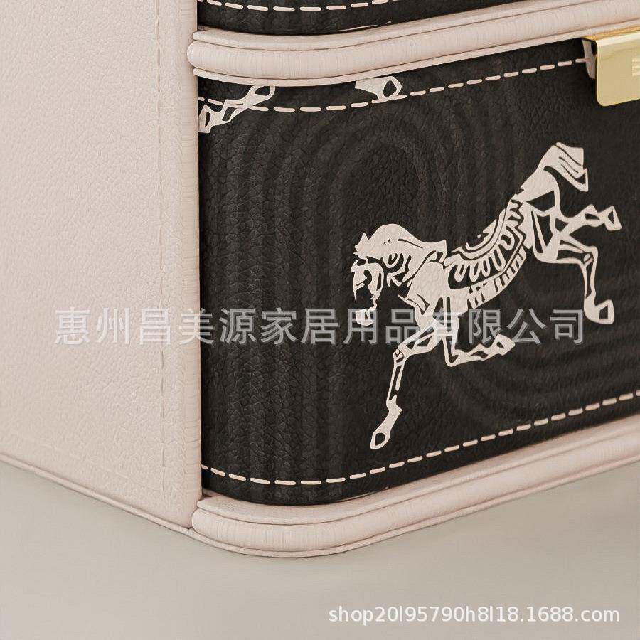 抽屉式客厅玄关卧室护肤615品房文件桌收储纳盒杂书物面多层收纳