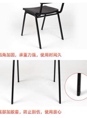 源头工厂u防静电椅子四脚加固加静AF-3106电靠背椅p线流水车间厚