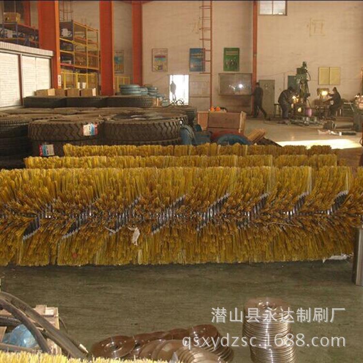 厂家供尼龙丝除尘扫雪刷辊清洁辊扫雪刷环直DKD卫清扫车刷辊现货