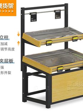 超生鲜水货架展示架多商店钱大妈HC008果蔬菜摆台层市斜放式堆头